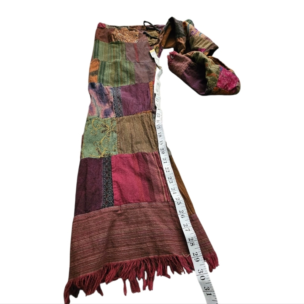 Bohemian Patchwork Multicolor Pants - Picture 4 of 6